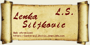 Lenka Šiljković vizit kartica